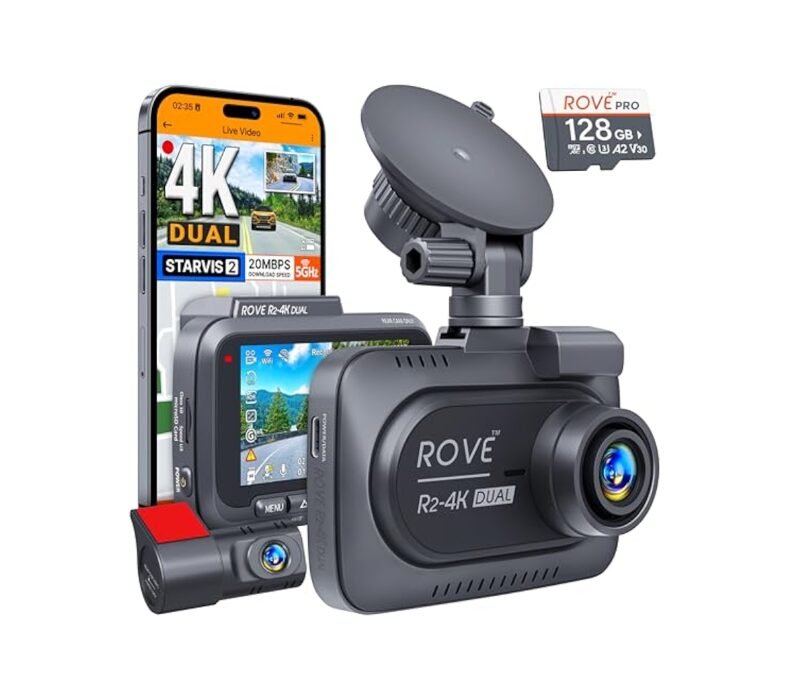 Peace of Mind on the Road: A Review of the ROVE R2-4K DUAL Dash Cam