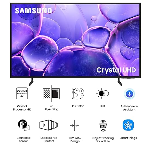 Samsung 138 cm (55 inches) Crystal 4K Vista Pro Ultra HD Smart LED TV UA55UE86AFULXL