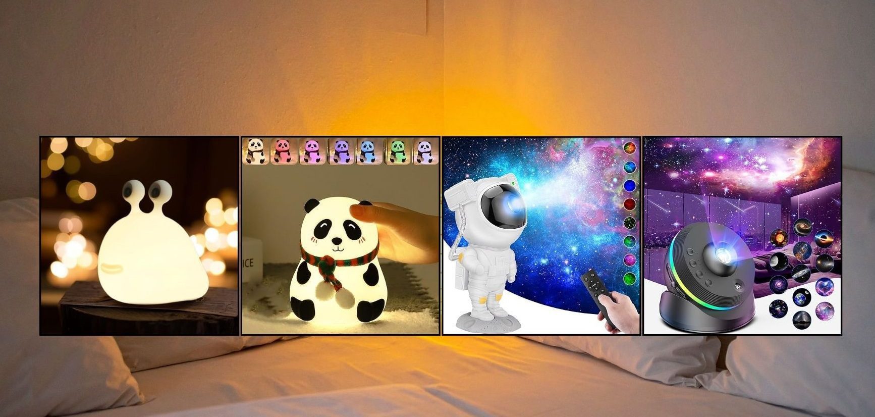 Night Light Review: 4 Best Ones – Projectors vs. Plush Silicone Pals