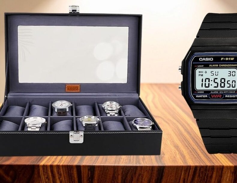 Casio Watch & LEDO Watch Box: The Essentials of Time and Storage