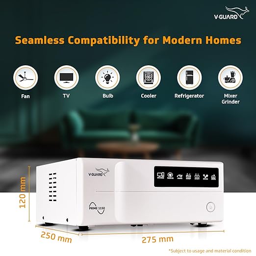 Best Inverter for Home: Luminous Zelio vs. V-Guard Prime 6 Best inverter for home