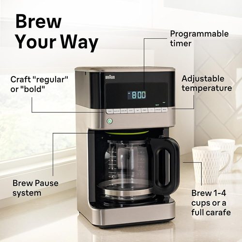 Braun BrewSense 12 Cup Drip Coffee Maker Review