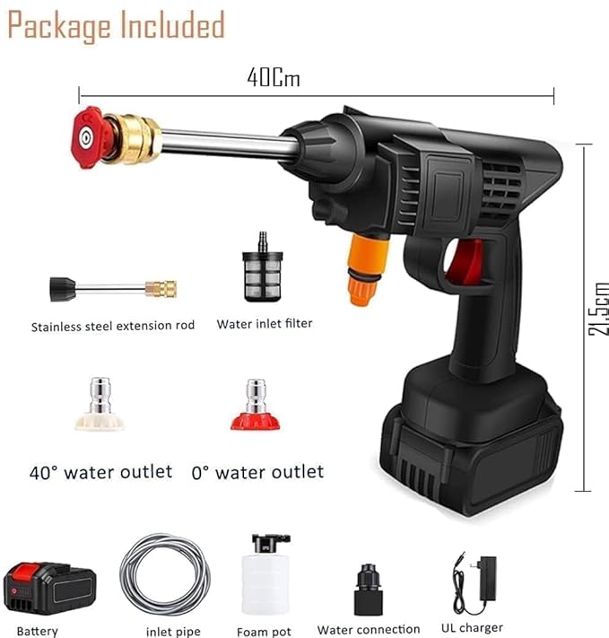 Portable Wireless Car Washer Gun Review