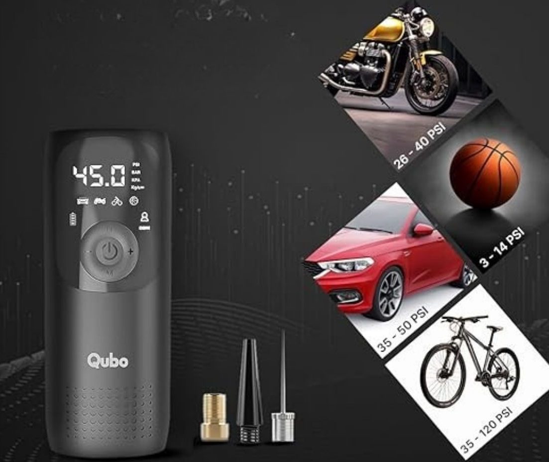 Qubo Cordless Tyre Inflator Review: No 1 Ultimate Roadside Companion