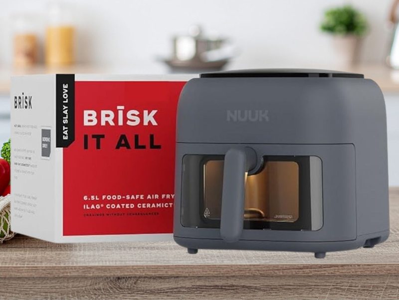 NUUK BRĪSK Ceramic Air Fryer Review: India’s 1st Food Safe 6.5 L Healthy Marvel?
