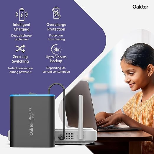 Oakter Mini UPS Wifi Backup Review