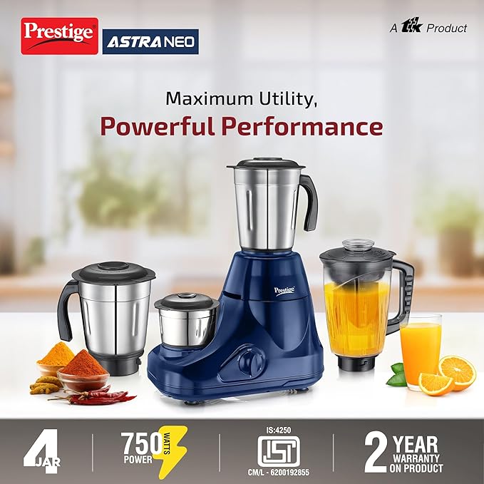 Prestige Astra Neo 750 Watt Review: Ideal Compact Kitchen Powerhouse 1 Prestige Astra Neo 750 Watt Review