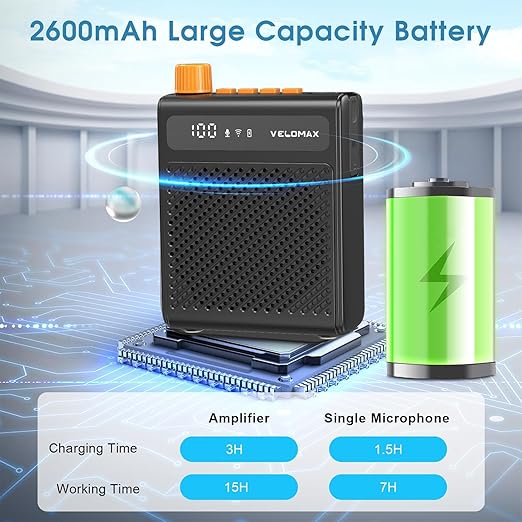 VELOMAX Wireless Voice Amplifier for Teachers Review