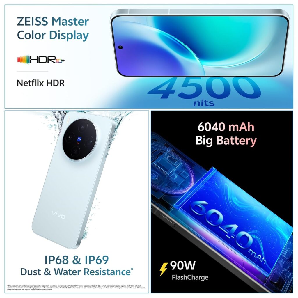 120Hz AMOLED 4500 nits display